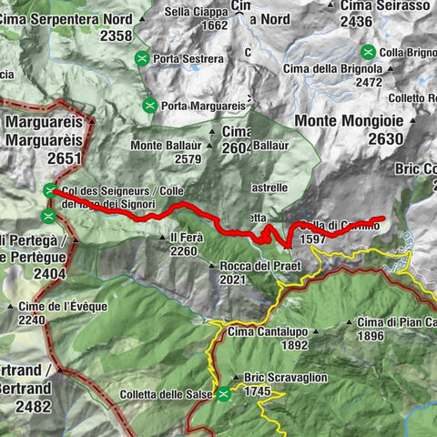 Tour durch Marguareis | Stufe 4 Mongioie-Schutzhütte – Don Barbera-Schutzhütte