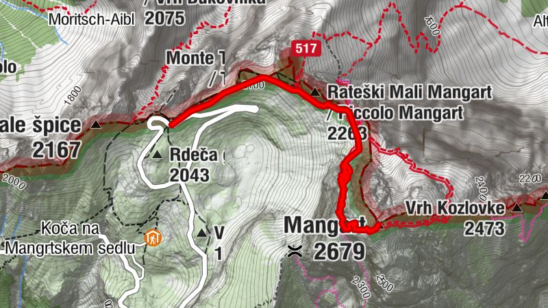 Mangart (slowenischer Klettersteig A/B)