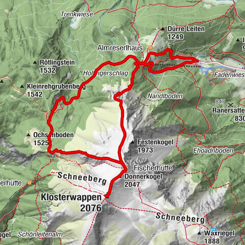 Loenheim - Fadensteig - Fischerhütte - Klosterwappen - Schauerstein - Losenheim
