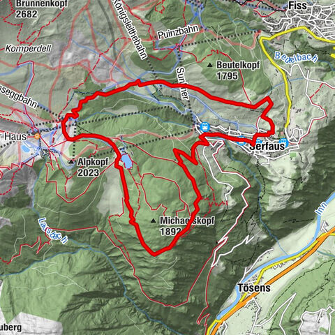 Serfaus: Komperdell Tour