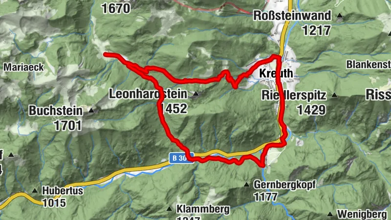 Zur Schwarzentenn Alm über den Leonhardstein-Sattel