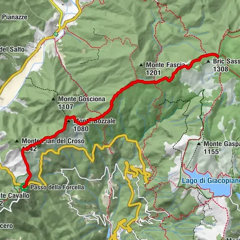 Etappe Nr. 32: Passo della Forcella - Passo delle Lame
