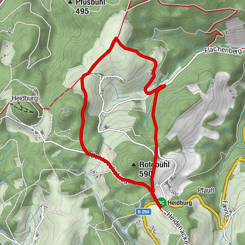 Rund um den Flachenberg in Mühlenbach