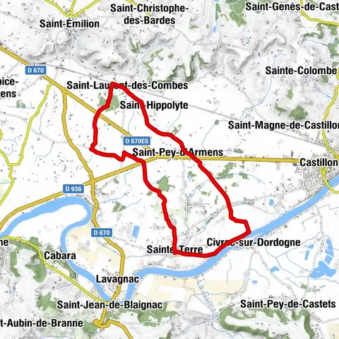 Boucle vélo: La Vallée de la Dordogne et son vignoble