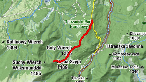 Wierch Poroniec - Gęsia Szyja