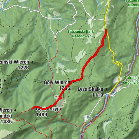 Wierch Poroniec - Gęsia Szyja