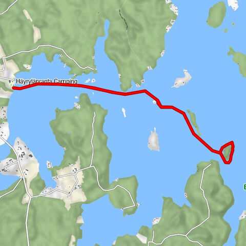 Rundtour um Haukisaari - Kanuroute in Etelä-Konnevesi
