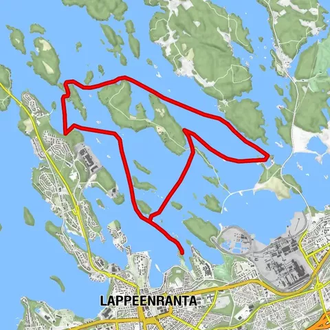 Kanutour um Mikonsaari, Lappeenranta