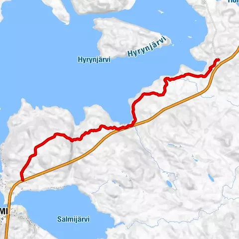 Hugon-Weg 8,2 km, Hyrynsalmi