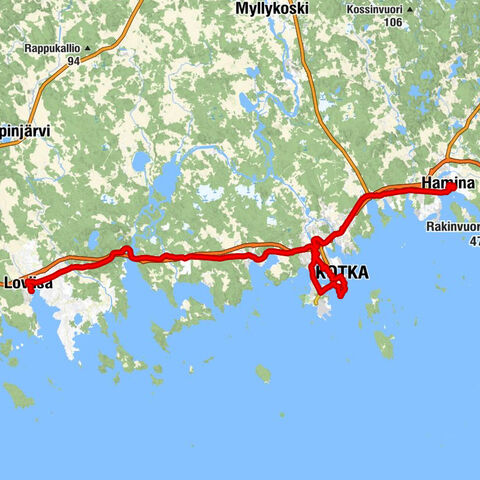 Festungsküste, Loviisa, Kotka, Hamina