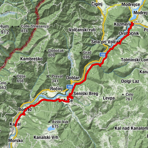 SOČA-TAL I6: Kanal - Tolmin