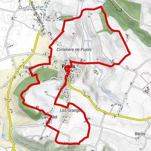 Circuit des lavoirs de Pujols