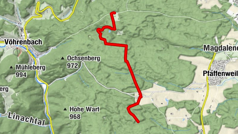 Wolterdingen - Herzogenweiler - Auerhahn