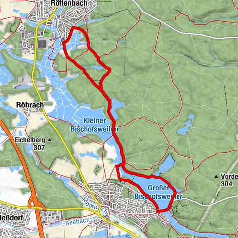 Schöne Tour ohne viel Anstieg und viel Ruhe