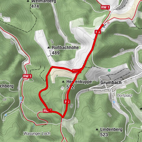 Rundweg - Um die Herrenkuppe - Schmalkalden - Thüringer Wald