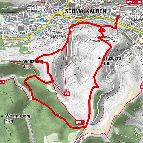 Rundweg - Über den Dächern - Schmalkalden - Thüringer Wald