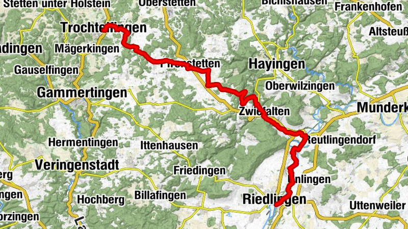 Deutsche Fachwerkstraße: Riedlingen – Trochtelfingen