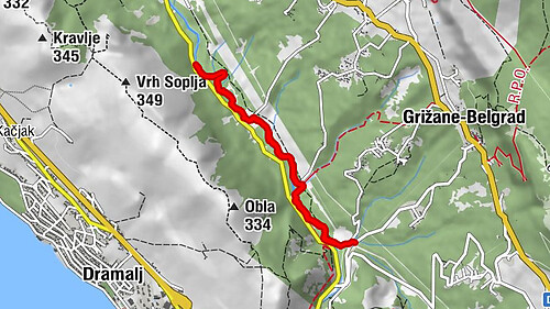 Entlang des Flusses nahe Crkvenica