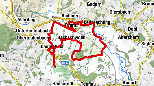 MTB Süd - Strecke