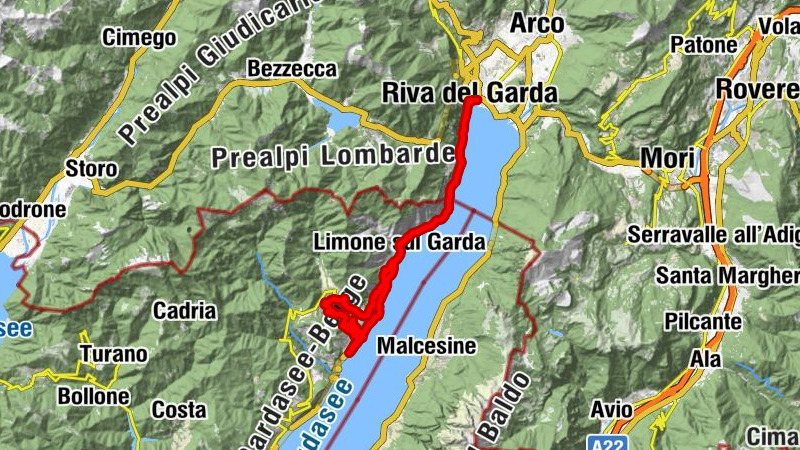 Tremosine-Schluchtstraße