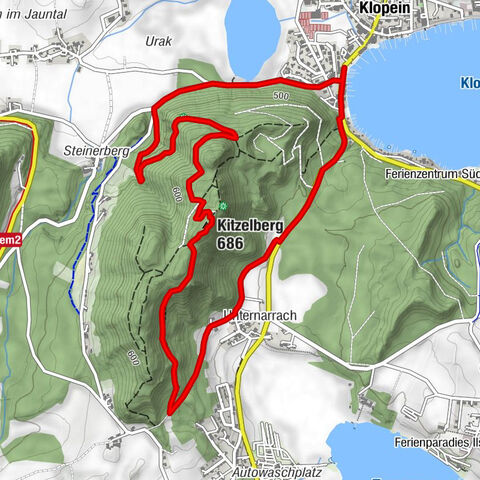Slow Trail Kitzelberg, Klopeiner See