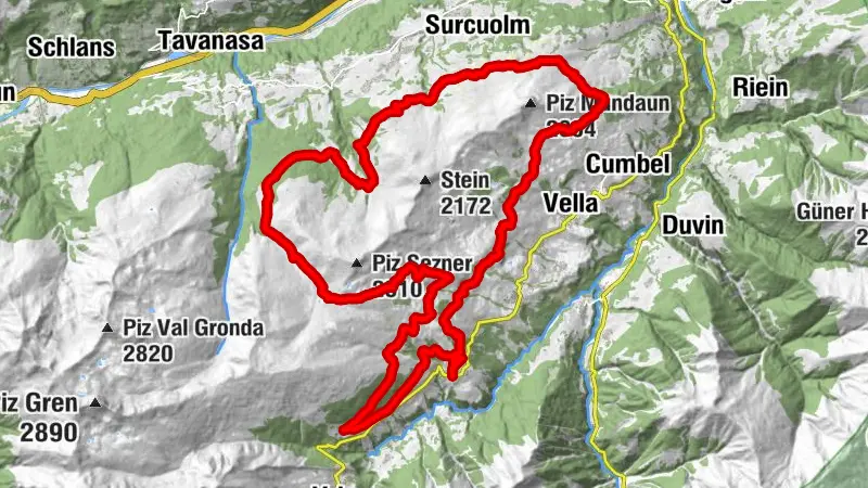 Bike Marathon Lumnezia-Obersaxen (alte Strecke)