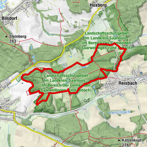 Saarwellingen, Sarre/Allemagne - Mühlenbach Schluchten-Tour