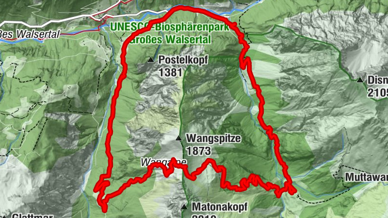 Bad Rotenbrunnen–Gadenalpe–Rinderalpe Buchboden, Sonntag, Österreich