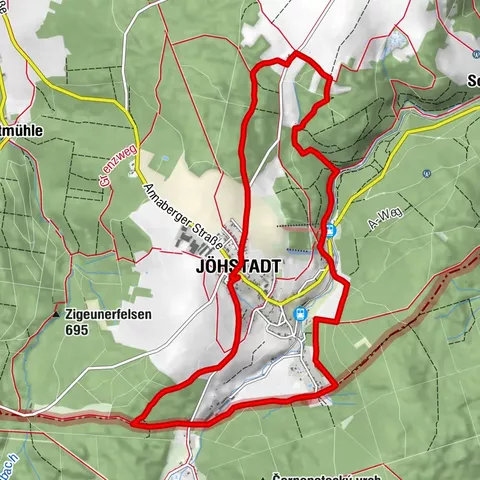 Rundtour über Jöhstadt zum Kammweg ins Pressnitztal zurück zum Hotel Heilbrunnen