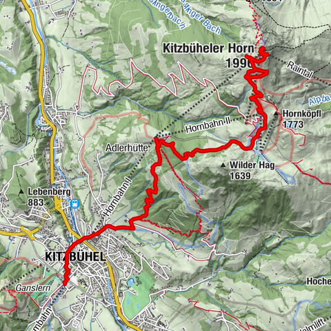 Kitz Bhf- Kitzbühler Horn und zurück zum Alpenhaus