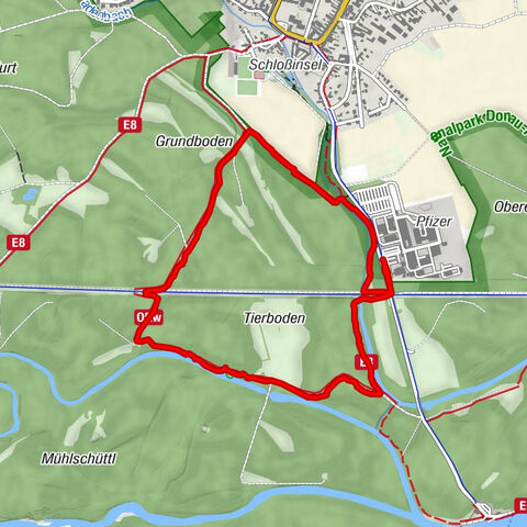 Kleine Runde durch die Au bei Orth an der Donau