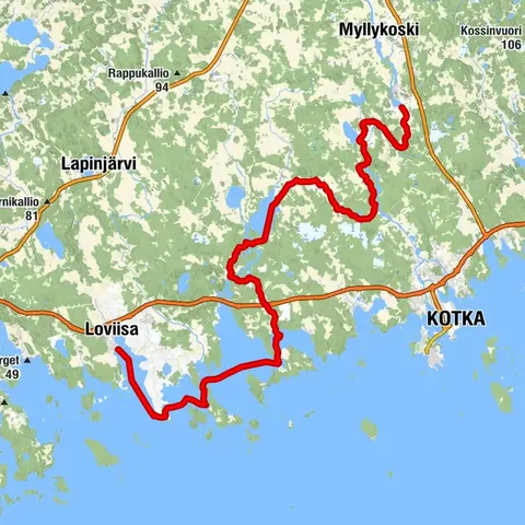 Kanuwanderung Inkeroinen - Loviisa