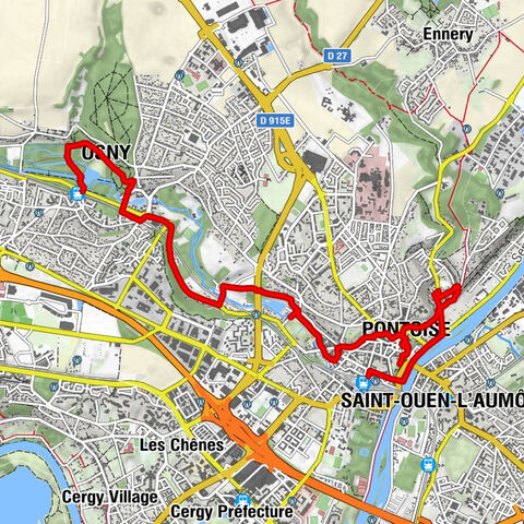 Die Impressionisten entlang der Viosne und der Oise