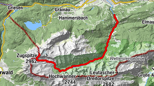 Zugspitze via Reintal