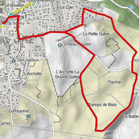 Weinbergpfade von Millery - Rundkurs 1