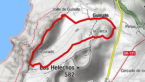Risco de Famara und Valle de Guinate