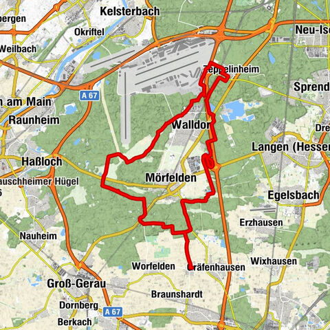 zum Affenfelsen am Flughafen