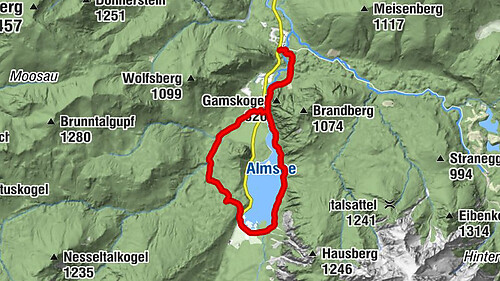 +++ Almsee  Rundwanderung, Grünau im Almtal