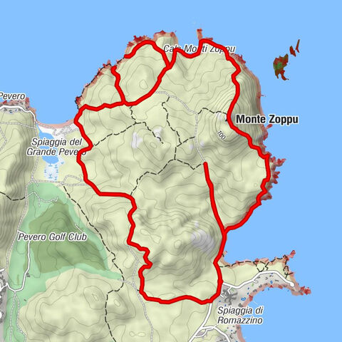 Alzachèna/Arzachena - Monte Zoppu