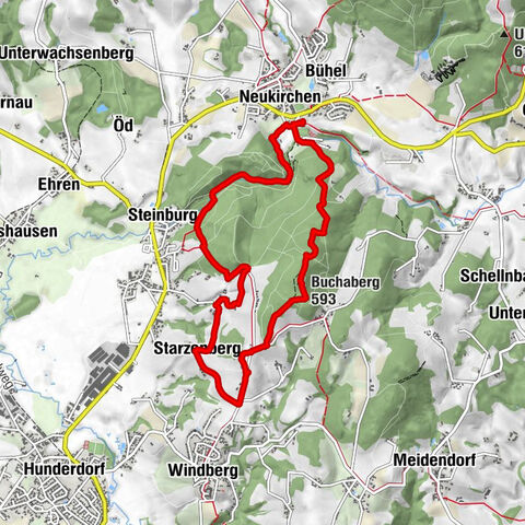 Bühel - Neukirchen - Buchaberg - Hl. Kreuz