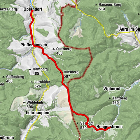 Jossa Stube - Hutsberg - Querberg - Wallfahrtskirche Mariä Geburt