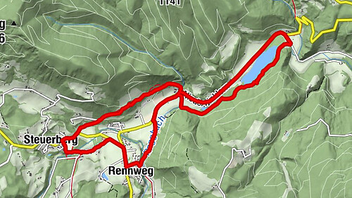 Steuerberg [5] Goggausee - Bösensteiner Wasserfall