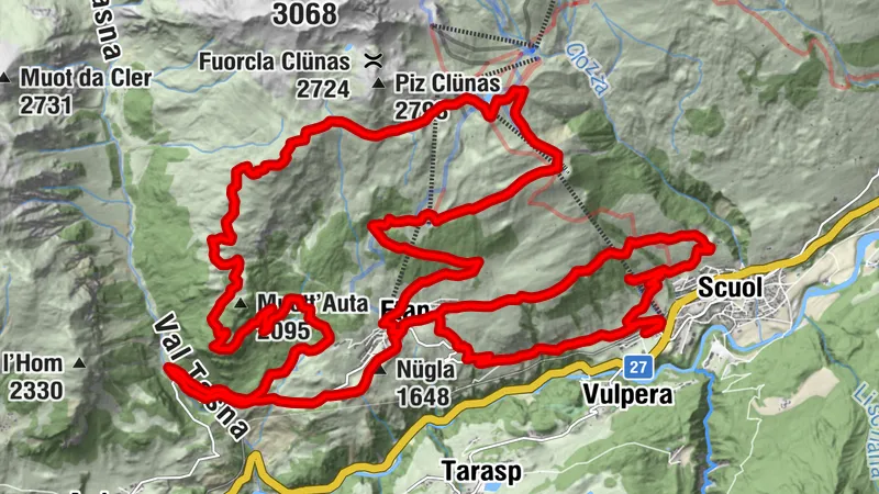 Alp Clünas Rundtour