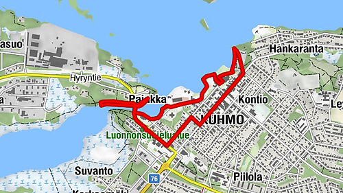 Kuhmo Kulturpromenade 4,8 km, Kuhmo