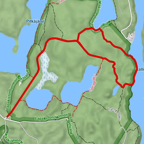 Ahvenlamminpfad, Lapakisto, Lahti