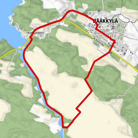 Oravilahden kulttuuri- ja ulkoilureitti, Rääkkylä