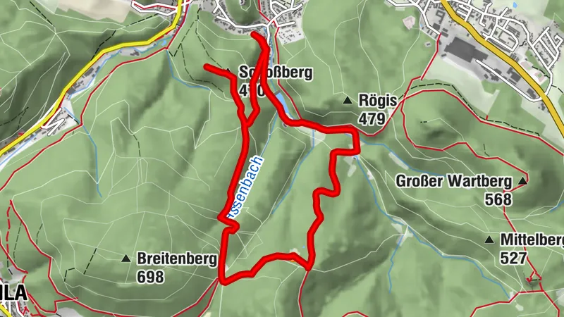Rundwanderweg - Königshäuschen - übers Tempelchen - Ruhla - Thüringer Wald
