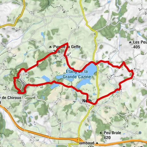 Circuit VTT n°20 - Autour de l'étang de la Cazine