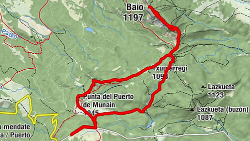 Puerto de Opakua-Ballo-Arco de Zalanportillo-Puerto de Opakua