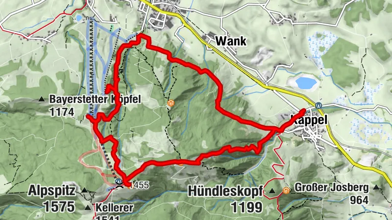 Alpspitzrunde mit Wasserfall